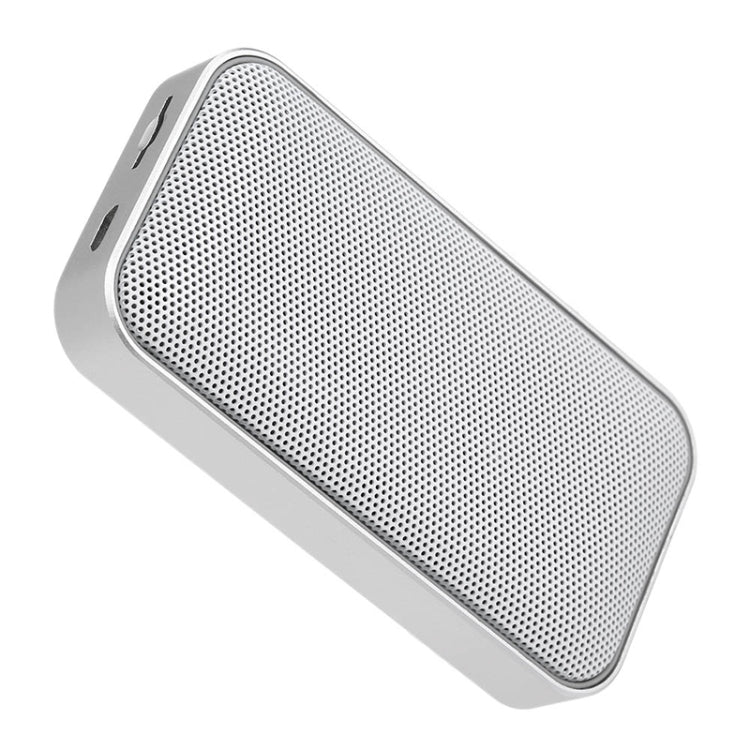 BT209 Outdoor Portable Ultra-thin Mini Wireless Bluetooth Speaker, Support TF Card & Hands-free Calling, Silver, BT209