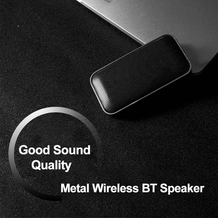BT209 Outdoor Portable Ultra-thin Mini Wireless Bluetooth Speaker, Support TF Card & Hands-free Calling, Silver, BT209