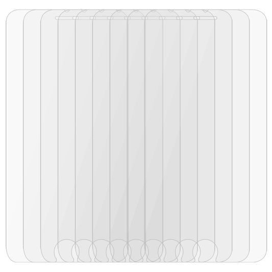 10 PCS for iPhone 8 Plus & iPhone 7 Plus 0.26mm 9H Surface Hardness 2.5D Explosion-proof Tempered Glass Non-full Screen Film, For 8 Plus & iPhone 7 Plus