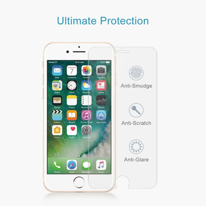 10 PCS for iPhone 8 Plus & iPhone 7 Plus 0.26mm 9H Surface Hardness 2.5D Explosion-proof Tempered Glass Non-full Screen Film, For 8 Plus & iPhone 7 Plus