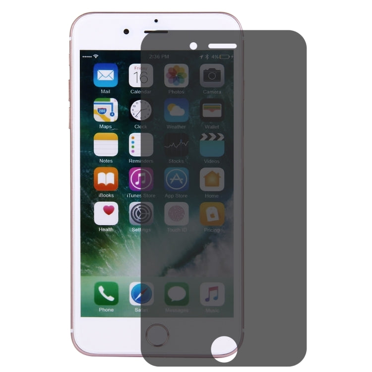 For iPhone 7 Plus/8 Plus Privacy Anti-glare Screen Protector 0.26mm 9H Surface Hardness 2.5D Explosion-proof Tempered Glass Screen Film, For 7 Plus