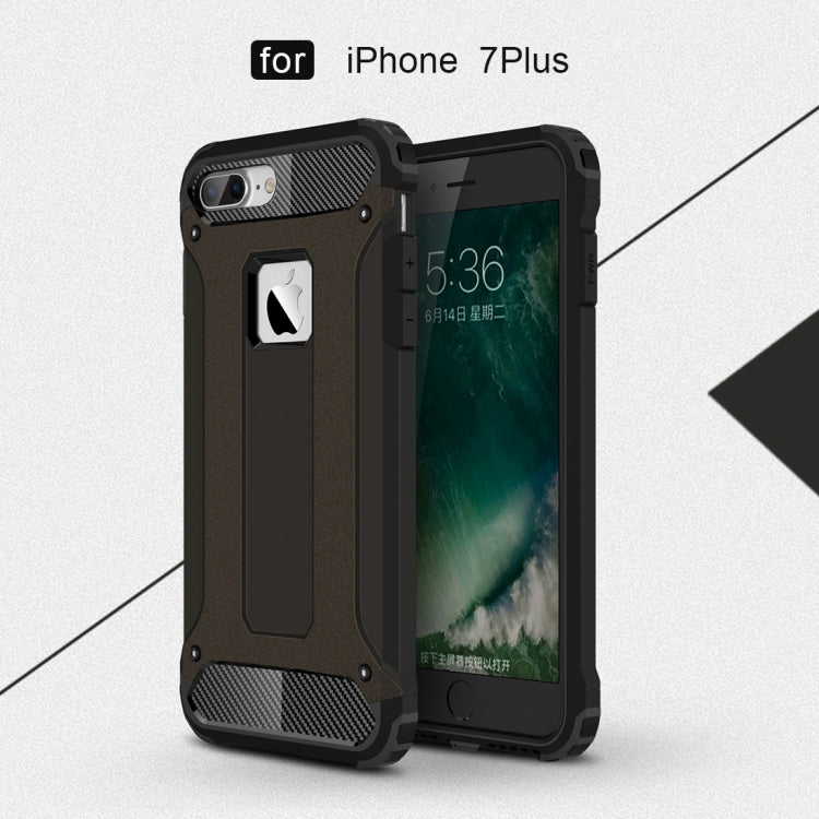 For iPhone 8 Plus & 7 Plus   Tough Armor TPU + PC Combination Case, For iPhone 7 Plus, For iPhone 8P & 7P