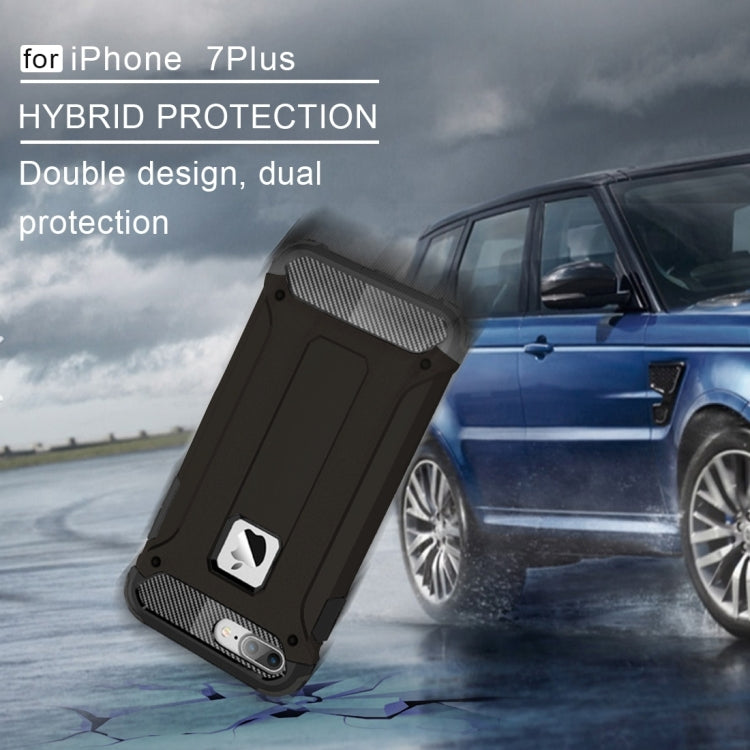 For iPhone 8 Plus & 7 Plus   Tough Armor TPU + PC Combination Case, For iPhone 7 Plus, For iPhone 8P & 7P