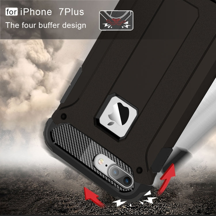 For iPhone 8 Plus & 7 Plus   Tough Armor TPU + PC Combination Case, For iPhone 7 Plus, For iPhone 8P & 7P