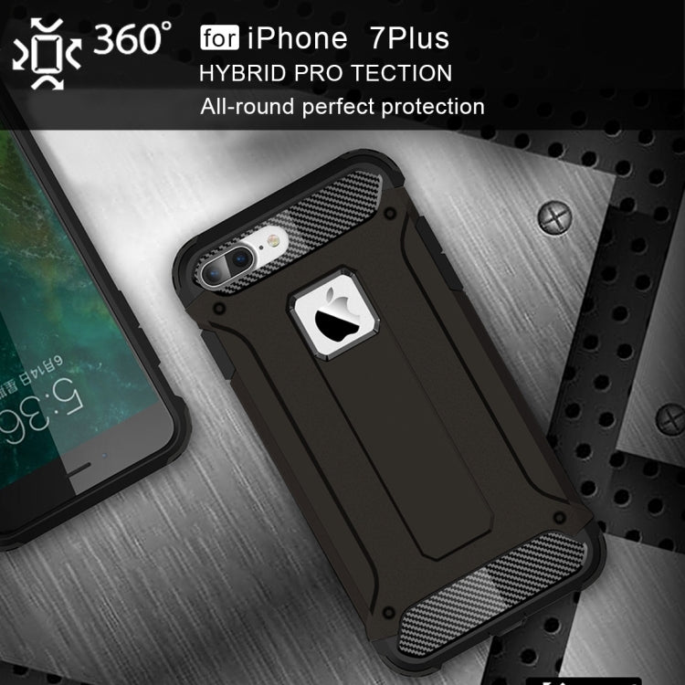 For iPhone 8 Plus & 7 Plus   Tough Armor TPU + PC Combination Case, For iPhone 7 Plus, For iPhone 8P & 7P