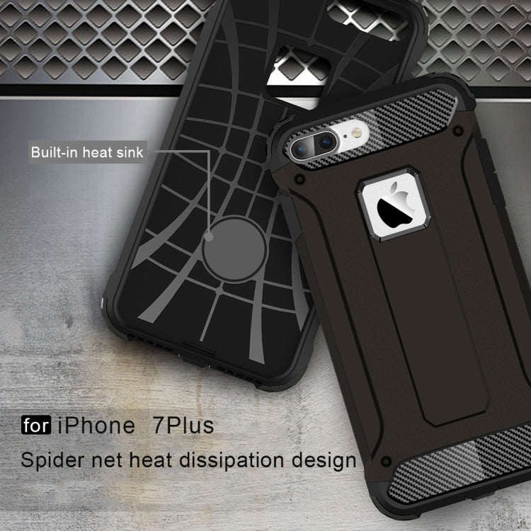 For iPhone 8 Plus & 7 Plus   Tough Armor TPU + PC Combination Case, For iPhone 7 Plus, For iPhone 8P & 7P