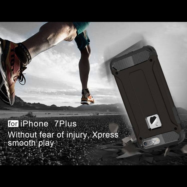 For iPhone 8 Plus & 7 Plus   Tough Armor TPU + PC Combination Case, For iPhone 7 Plus, For iPhone 8P & 7P