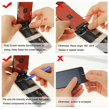 LCD Screen include Front Camera for iPhone 7 Plus, i7 Plus Black with Camera, i7 Plus White with Camera