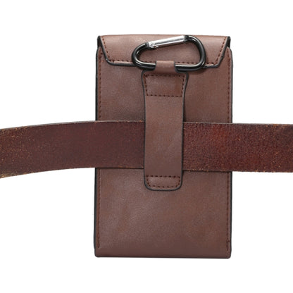 6.3 inch and Below Universal Crazy Horse Texture 3 Pouches Vertical Flip Leather Case with Belt Hole & Climbing Buckle for Galaxy Note 8, Sony, Huawei, Meizu, Lenovo, ASUS, Cubot, Oneplus, Oukitel, Xiaomi, DOOGEE, Vkworld, and other Smartphones