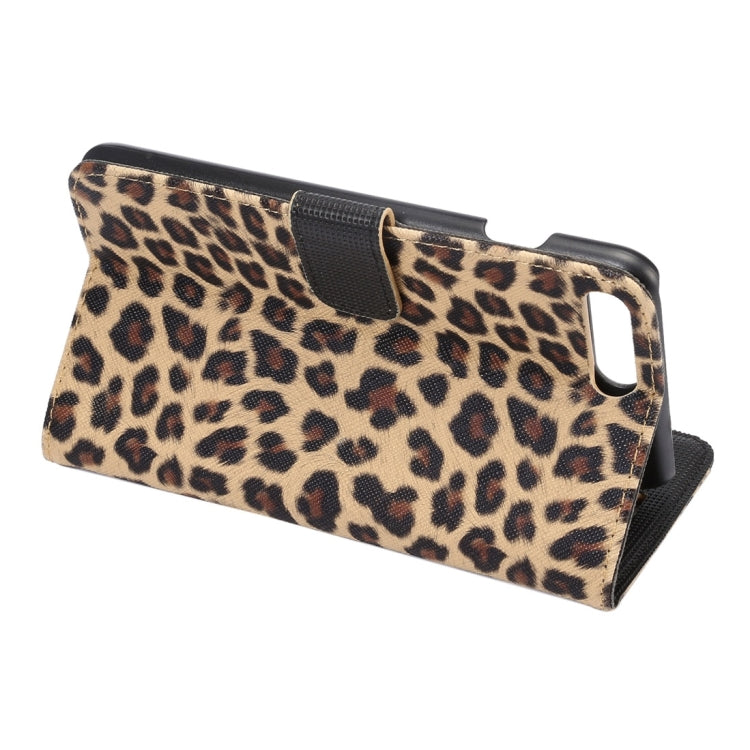 For iPhone 8 Plus & 7 Plus   Leopard Texture Horizontal Flip Leather Case with Holder & Card Slots & Wallet, For 8P & 7P
