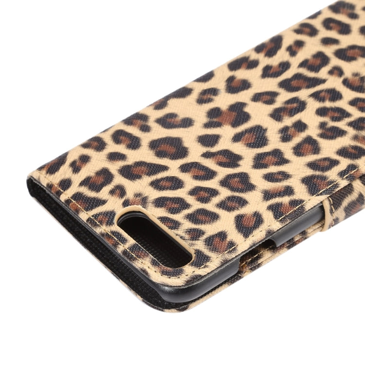For iPhone 8 Plus & 7 Plus   Leopard Texture Horizontal Flip Leather Case with Holder & Card Slots & Wallet, For 8P & 7P
