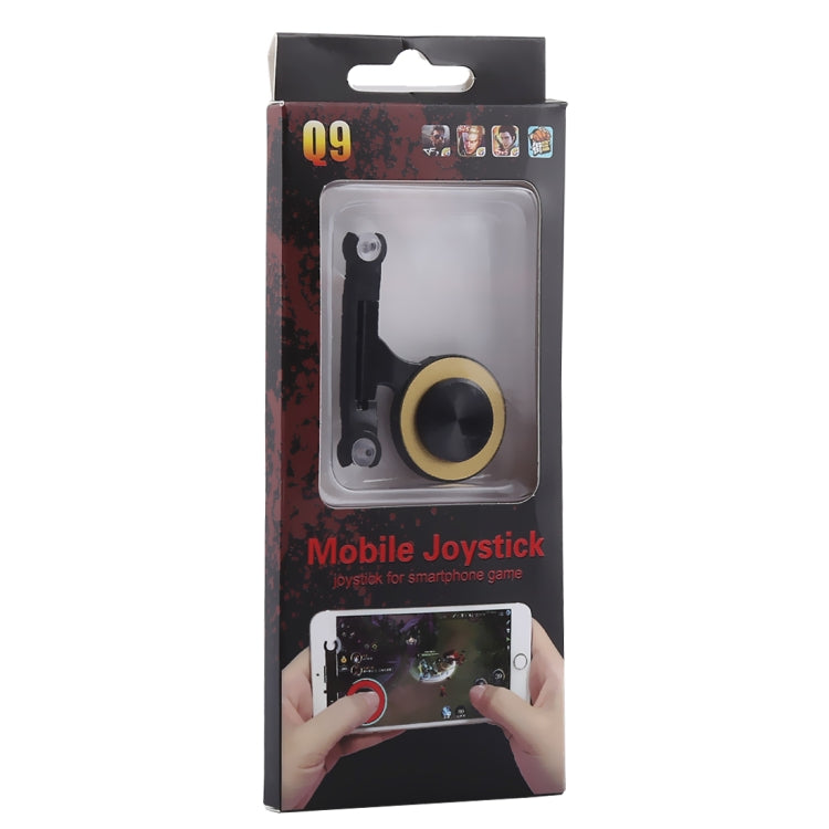 Q9 Direct Mobile Games Joystick Artifact Hand Travel Button Sucker for iPhone, Android Phone, Tablet, Q9 White, Q9 Gold, Q9 Red