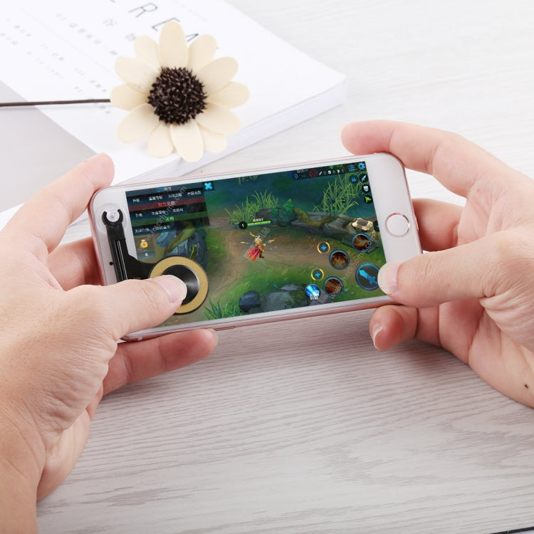 Q9 Direct Mobile Games Joystick Artifact Hand Travel Button Sucker for iPhone, Android Phone, Tablet, Q9 White, Q9 Gold, Q9 Red