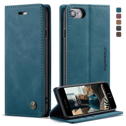 CaseMe-013 Multifunctional Retro Frosted Horizontal Flip Leather Case for iPhone 7 / 8, with Card Slot & Holder & Wallet, For iPhone 7 / 8