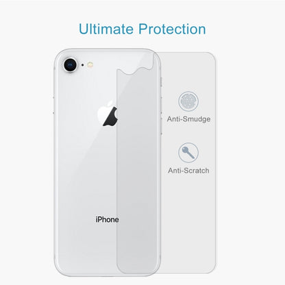 For iPhone 8 & 7 0.3mm 9H Surface Hardness 2.5D Curved Edge Explosion-proof Premium Tempered Glass Back Screen Protector, For 8 & 7