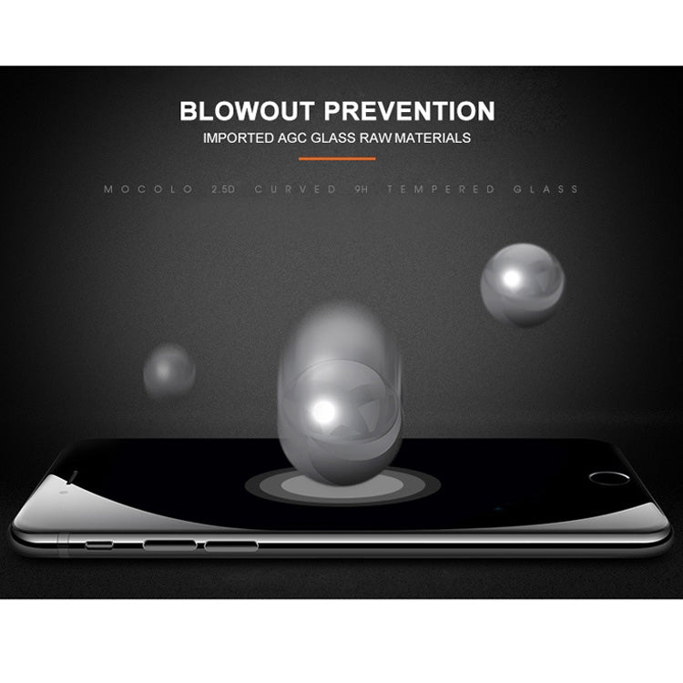 mocolo 0.33mm 9H 2.5D Silk Print Tempered Glass Film for iPhone SE 2020 / 8 / 7, iPhone SE 2020 / 8 / 7