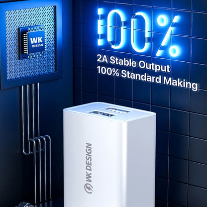 WK WP-U118 10W Single USB Port Travel Charger Power Adapter, US Plug, WP-U118 US Plug