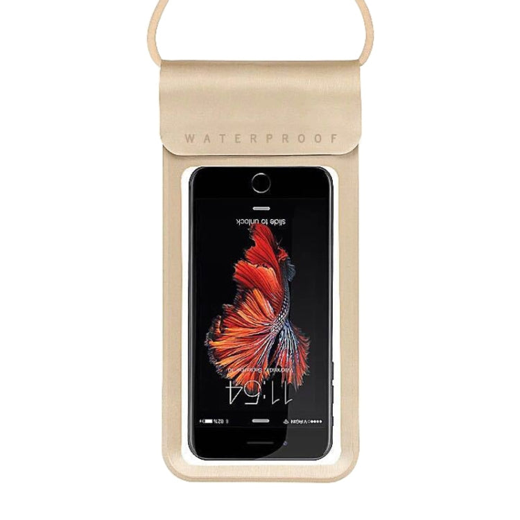 Outdoor Diving Swimming Mobile Phone Touch Screen Waterproof Bag for 5.1 to 6 Inch Mobile Phone