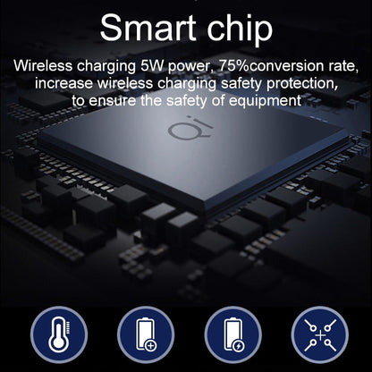 OJD-36 QI Standard 10W Lighting Wireless Charger Rubber Mouse Pad, Size: 26.2 x 19.8 x 0.65cm