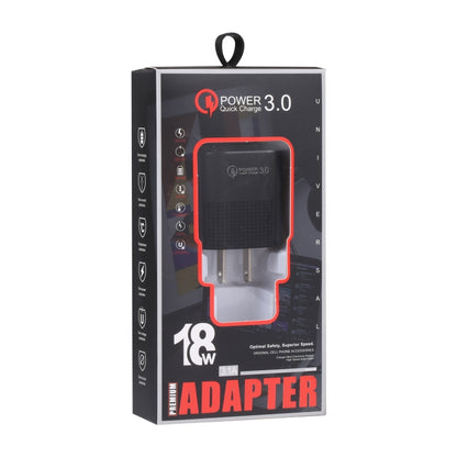 LZ-2117 18W QC3.0 3.1A USB Fast Charger, US Plug, US Plug