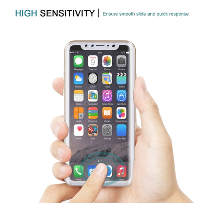For iPhone X   0.3mm 9H Surface Hardness 4D Curved Full Screen Tempered Glass Screen Protector, For iPhone  X (1 PC)