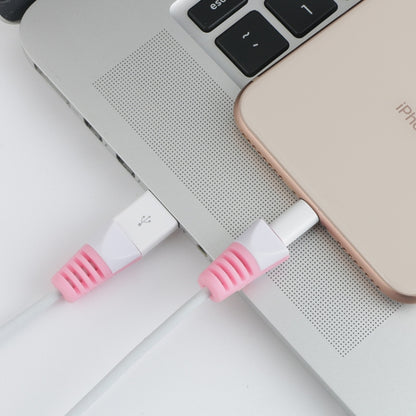 2 PCS Anti-break USB Charge Cable Winder Protective Case Protection Sleeve