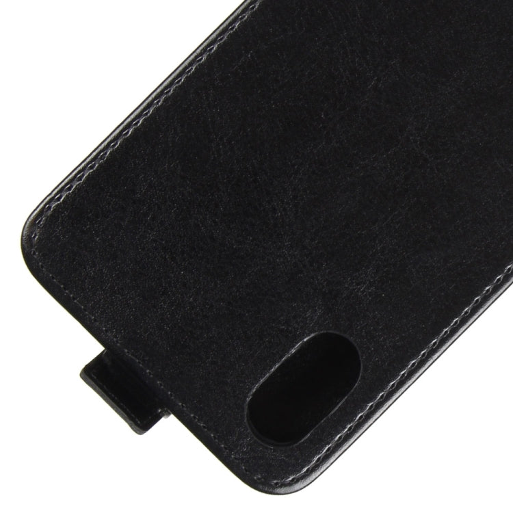 For iPhone X / XS Crazy Horse Texture Vertical Flip Leather Case with Card Slot & Photo Frame, For iPhone X / XS, For iPhone X