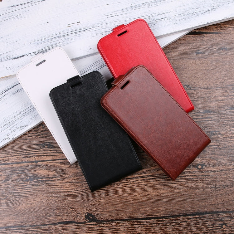 For iPhone X / XS Crazy Horse Texture Vertical Flip Leather Case with Card Slot & Photo Frame, For iPhone X / XS, For iPhone X