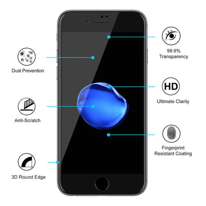 ENKAY Hat-Prince 0.26mm 9H Surface Hardness 6D Curved Edge Full Screen Tempered Glass Film for iPhone 7 Plus & 8 Plus, For 7P & 8P