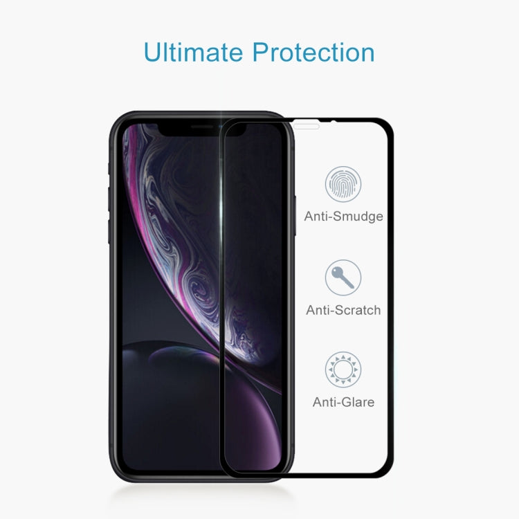 For iPhone 11 / XR 9H  Full Screen Tempered Glass Screen Protector, For iPhone XR(1 PC)
