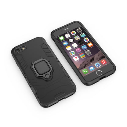 PC + TPU Shockproof Protective Case for iPhone 8 Plus & 7 Plus, with Magnetic Ring Holder, For 8P & 7P