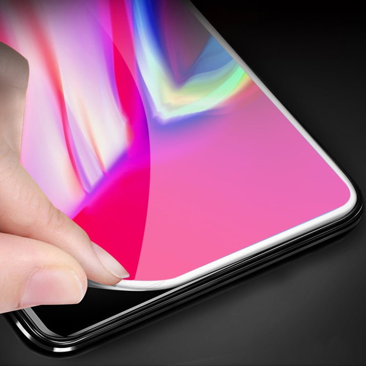 0.1mm 9H Full Screen Flexible Fiber Tempered Glass Film for iPhone 8 Plus & 7 Plus, For iPhone 8P & 7P Black, For iPhone 8P & 7P White