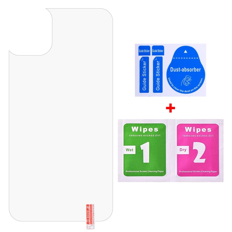 For iPhone 11 Pro 9H 2.5D Half - Screen Transparent Mobile Phone Tempered Glass Film Back Film, For iPhone 11 Pro (1 PC)