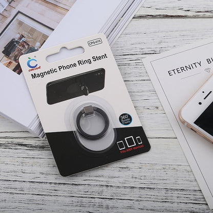Universal Phone Adhesive Metal Plate 360 Degree Rotation Stand Finger Grip Ring Holder, CPS-015
