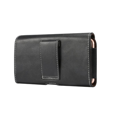 Men Lambskin Texture Multi-functional Universal Mobile Phone Waist Pack Leather Case for 6.0 Inch or Below Smartphones, For 6.0 Inch