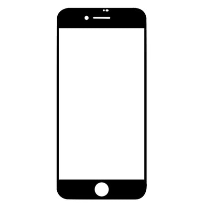 For iPhone SE 2022 / 2020 25 PCS Full Screen Large Arc Edge High Aluminum Tempered Glass Film, 25 PCS