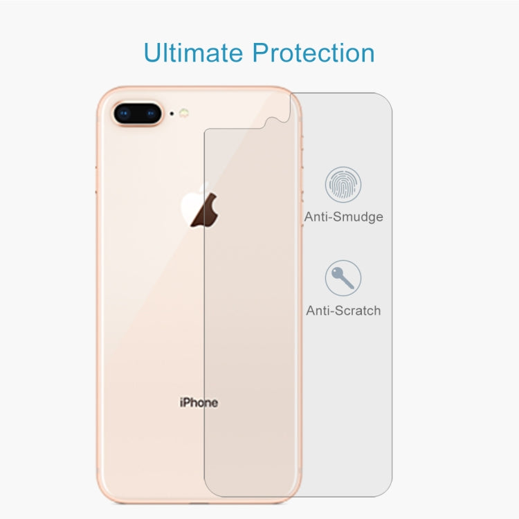 For IPhone 8 Plus & 7 Plus rear membrane 0.3mm 9H hardness 2.5d arc frontier defense explodes high-quality tempered rear membrane, For 8P & 7P
