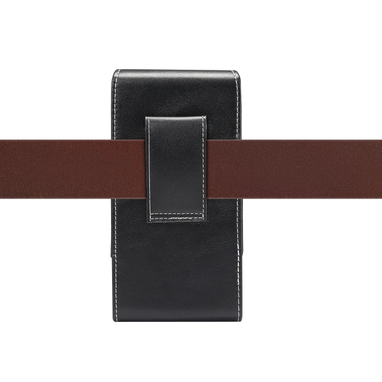 6.0 inch Universal Vertical Lambskin Texture Waist Bag  for iPhone XS Max, Galaxy S10+, Huawei P30 Pro, For 6.0 inch