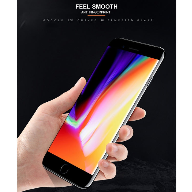 mocolo 0.33mm 9H 2.5D Silk Print Tempered Glass Film for iPhone 8 Plus & 7 Plus, iPhone 8 Plus & 7 Plus