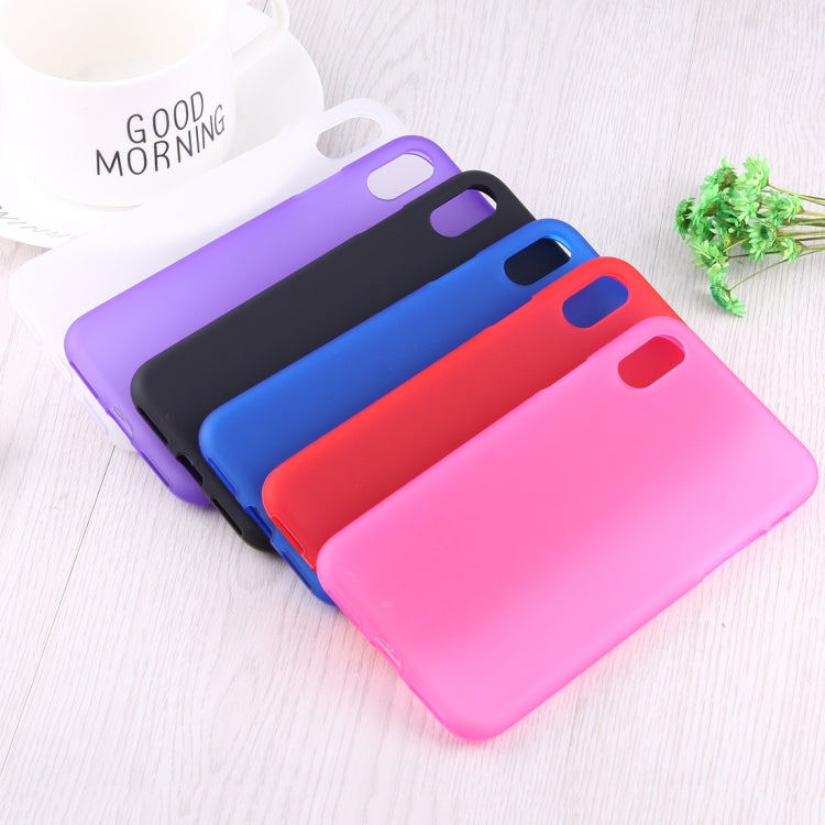 For iPhone X / XS Solid Color Frosted Soft TPU Case, For XS