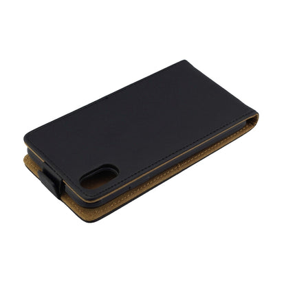 For iPhone XS Max Business Style Vertical Flip TPU Leather Case with Card Slot, For XS Max