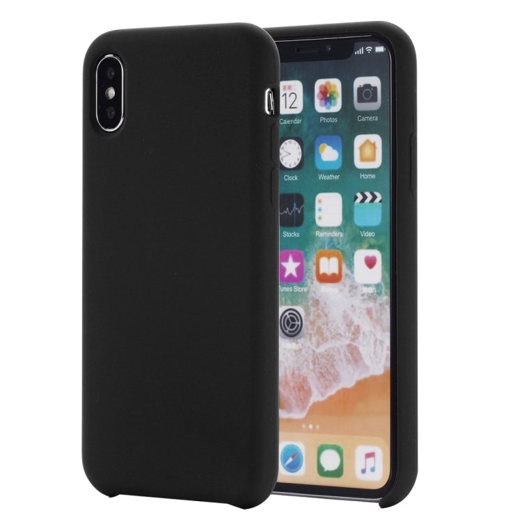 For iPhone XS Max Four Corners Full Coverage Liquid Silicone Protective Case Back Cover, For XS Plus, For XS Max, XS Max