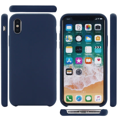 For iPhone XS Max Four Corners Full Coverage Liquid Silicone Protective Case Back Cover, For XS Plus, For XS Max, XS Max