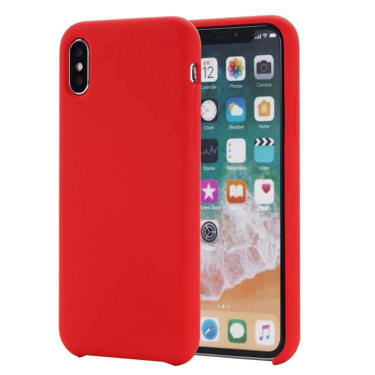 For iPhone XS Max Four Corners Full Coverage Liquid Silicone Protective Case Back Cover, For XS Plus, For XS Max, XS Max