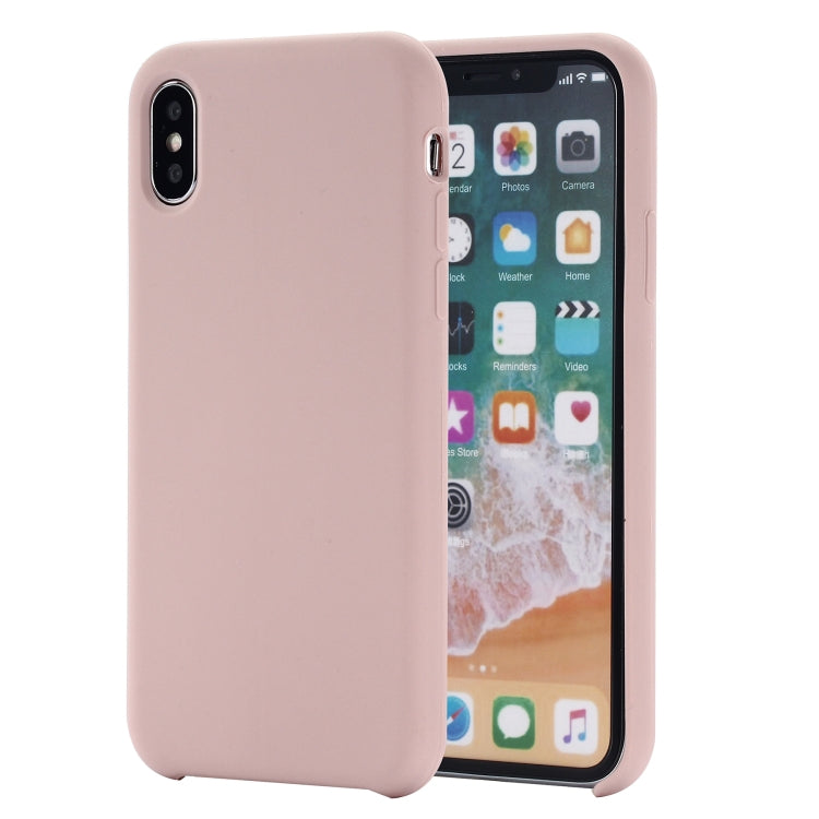 For iPhone XS Max Four Corners Full Coverage Liquid Silicone Protective Case Back Cover, For XS Plus, For XS Max, XS Max