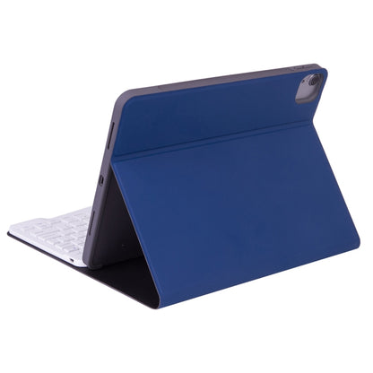 X-11B Skin Plain Texture Detachable Bluetooth Keyboard Tablet Case for iPad Pro 11 inch 2020 / 2018, with Pen Slot, Black Keyboard