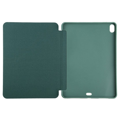 Millet Texture PU+ Silicone Full Coverage Leather Case with Multi-folding Holder for iPad Air (2020) 10.9 inch, For iPad Air (2020) 10.9 inch