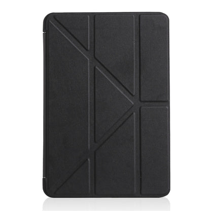 Millet Texture PU+ Silica Gel Full Coverage Leather Case for iPad Mini 4/5, with Multi-folding Holder