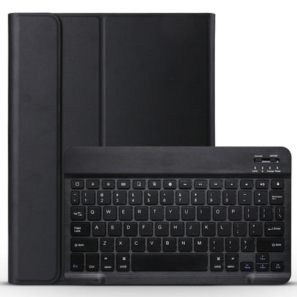 Detachable Bluetooth Keyboard + Brushed Texture Horizontal Flip Leather Tablet Case with Holder for iPad Pro 11 inch (2018)