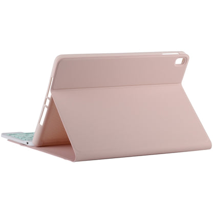 TG11B Detachable Bluetooth Green Keyboard + Microfiber Leather Tablet Case for iPad Pro 11 inch (2020), with Pen Slot & Holder, Green Keyboard